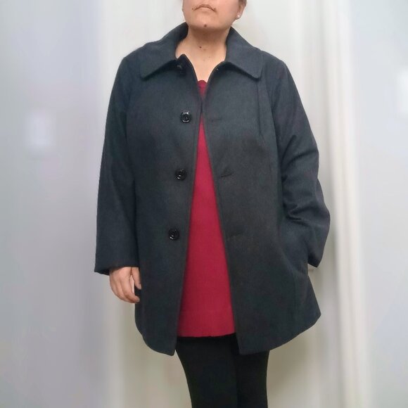 LONDON FOG Collections Women's Pea coat. Plus Size 1X - Picture 1 of 8